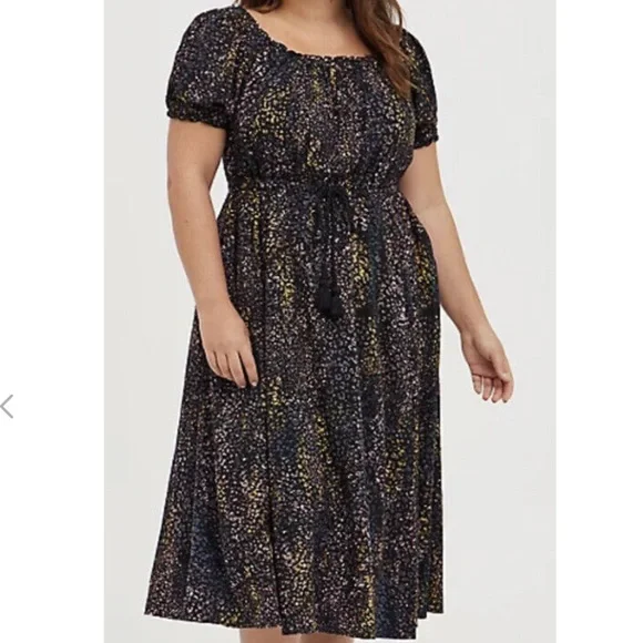 Torrid Challis Skater Dress 🌺🌺 - Picture 9 of 12